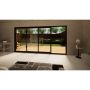 Aluminium Sliding Door - 4200mm Black - Left Hand Slide & Right Hand Fixed