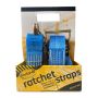 ProSolve Ratchet Strap - 2000kg - 50mm x 5mtr Blue