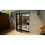 Heritage Aluminium Bifold Door Part Q Compliant - 1800mm Grey - 3 Left