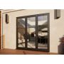 Heritage Aluminium Bifold Door - 2100mm Grey - 3 Left