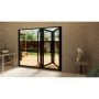Heritage Aluminium Bifold Door - 2400mm Black - 3 Left