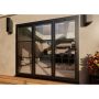 Heritage Aluminium Bifold Door Part Q Compliant - 2400mm Grey - 3 Left