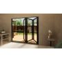 Heritage Aluminium Bifold Door Part Q Compliant - 2400mm Grey - 3 Left