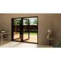 Heritage Aluminium Bifold Door Part Q Compliant - 2400mm Black - 3 Right