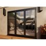 Heritage Aluminium Bifold Door - 2400mm Grey - 3 Right