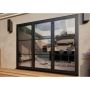 Heritage Aluminium Bifold Door - 2700mm Grey - 3 Left