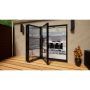 Heritage Aluminium Bifold Door - 2700mm Grey - 3 Left