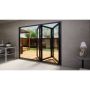 Heritage Aluminium Bifold Door - 2700mm Grey - 3 Left