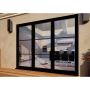 Heritage Aluminium Bifold Door - 2700mm Black - 3 Right