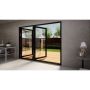 Heritage Aluminium Bifold Door - 2700mm Black - 3 Right