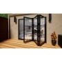 Heritage Aluminium Bifold Door - 2700mm Grey - 3 Right