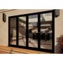 Heritage Aluminium Bifold Door - 3000mm Black - 3 Left 1 Right