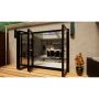 Heritage Aluminium Bifold Door - 3000mm Black - 3 Left 1 Right