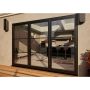 Heritage Aluminium Bifold Door Part Q Compliant - 3000mm Grey - 3 Left