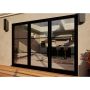 Heritage Aluminium Bifold Door - 3000mm Black - 3 Right