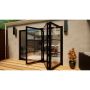 Heritage Aluminium Bifold Door - 3000mm Black - 3 Right