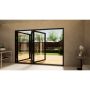 Heritage Aluminium Bifold Door Part Q Compliant - 3000mm Black - 3 Right