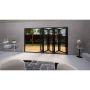 Heritage Aluminium Bifold Door Part Q Compliant - 3600mm Grey - 5 Left