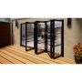 Heritage Aluminium Bifold Door - 3600mm Black - 5 Right