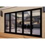 Heritage Aluminium Bifold Door Part Q Compliant - 3600mm Black - 5 Right