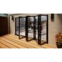 Heritage Aluminium Bifold Door Part Q Compliant - 3600mm Grey - 5 Right