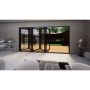 Heritage Aluminium Bifold Door Part Q Compliant - 4200mm Grey - 5 Right