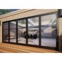 Heritage Aluminium Bifold Door Part Q Compliant - 4800mm Grey - 5 Left