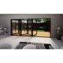 Heritage Aluminium Bifold Door Part Q Compliant - 4800mm Grey - 5 Right