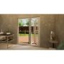 PVC Bifold Door - 1800mm White - 3 Left