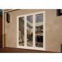 PVC Bifold Door - 1800mm White - 3 Right