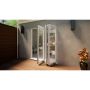 PVC Bifold Door - 1800mm White - 3 Right