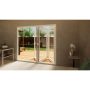 PVC Bifold Door - 2400mm White - 3 Left