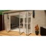 PVC Bifold Door - 3000mm White - 1 Left 3 Right