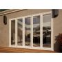 PVC Bifold Door - 3000mm White - 5 Left