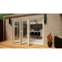PVC Bifold Door Part Q Compliant - 3000mm White - 5 Left