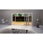 PVC Bifold Door - 3600mm White - 3 Left 1 Right