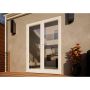 PVC French Door - 1500mm White Open Out