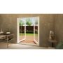PVC French Door - 1800mm White Open Out