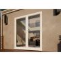 PVC French Door Part Q Compliant - 1800mm White Open Out