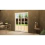 PVC Sliding Door - 1500mm White - Left Hand Slide & Right Hand Fixed
