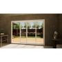 PVC Sliding Door Part Q Compliant - 3000mm White - Right Hand Slide & Left Hand Fixed