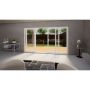 PVC Double Sliding Door Part Q Compliant - 3600mm White - 2x Sliding & 2x Fixed Doors