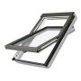 Polyurethane Centre Pivot Roof Window - 660mm x 980mm Sound Reducing White