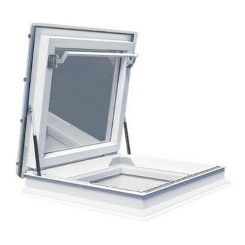 Domed Flat Roof Access Window - 900mm x 900mm Double Glazed Opaque