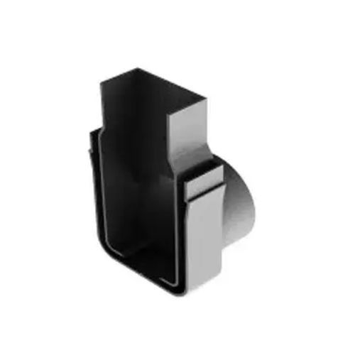 LUXE Threshold Drain Channel End Cap Outlet