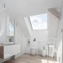 PVC Centre Pivot Roof Window - 550mm x 780mm White