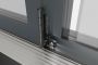 Aluminium Bifold Door Part Q Compliant - 1800mm White - 3 Right