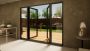 Aluminium French Door - 1500mm Anthracite Grey Open Out - 2x 600mm Sidescreens