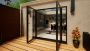 Aluminium French Door - 1800mm Anthracite Grey Open Out - 2x 300mm Sidescreens