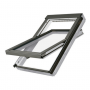 Polyurethane Centre Pivot Roof Window - 550mm x 780mm Triple Glazed White